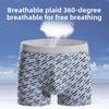 Men's Underwear Cotton Antibacterial Breathable Men's Printed Underwear Men's Plus Size Briefs