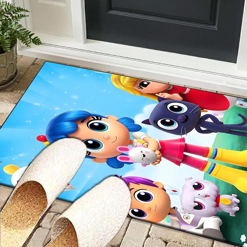 Rainbow Kingdom Adventure Office Rug Chair Mat, Game Carpet, Suitable for Front Door, Bedroom, Living Room, Desk, Holiday Gift
