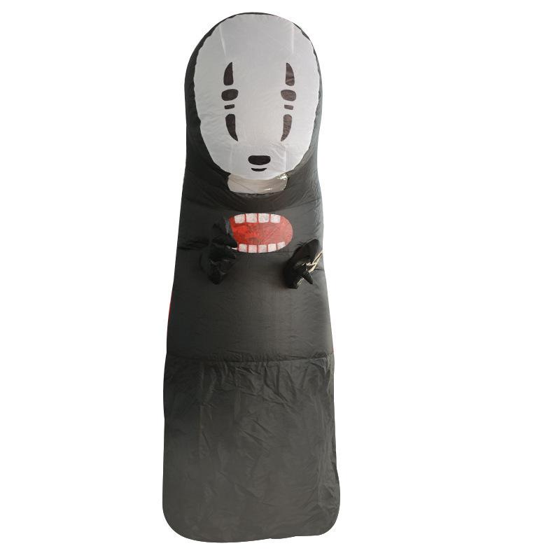 Inflatable Faceless Man Costume for Halloween Party & Cosplay Adult Size (Height 150-190CM)
