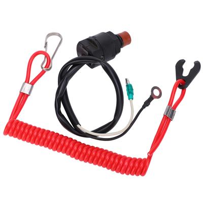 Dıştan Takma Motor Durdurma Su Geçirmez RC Motorlu Tekne Acil Durdurma Anahtarı ve Kordonu