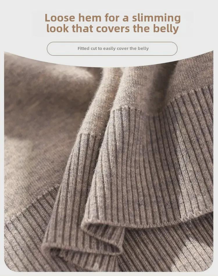 2024 Autumn Collection: Stylish Long-Sleeved Tops & Knitted Sweaters for Middle-Aged and Elderly Women