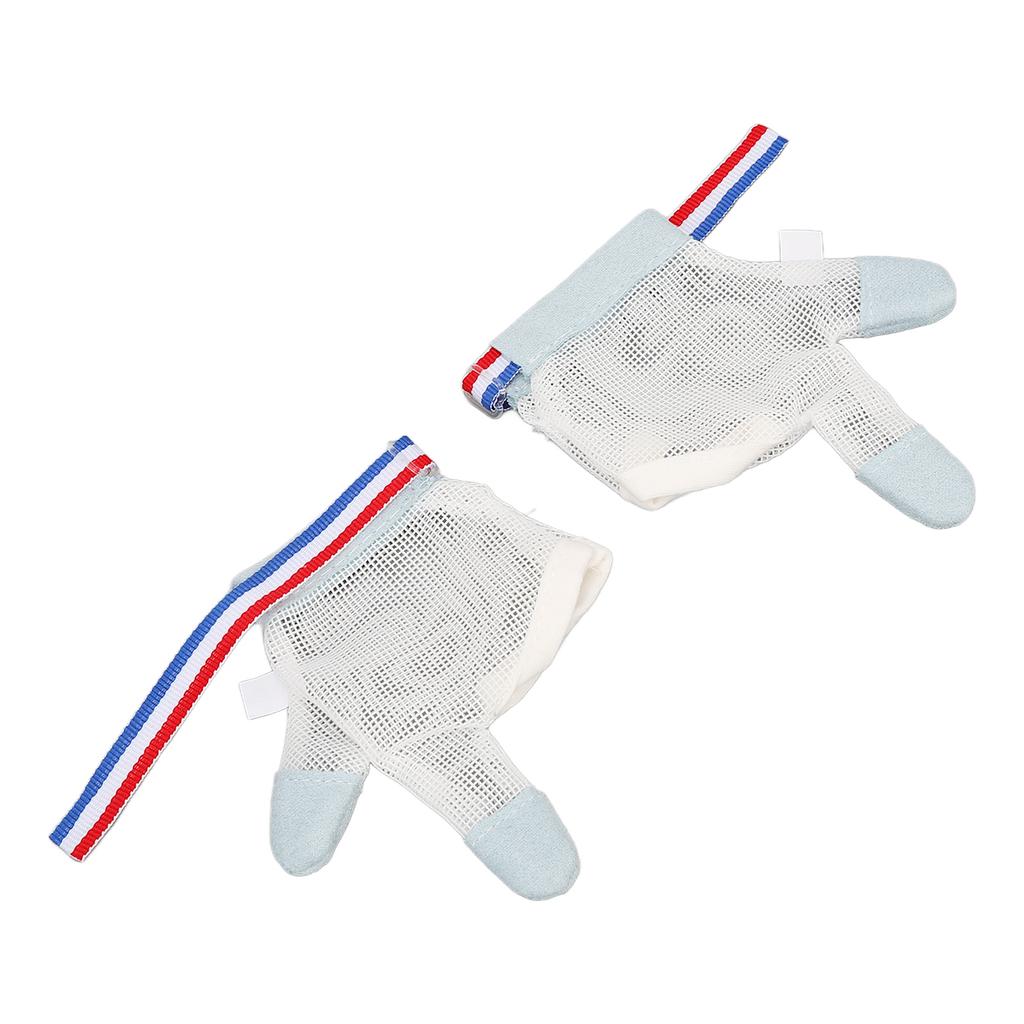 1 Pair Toddler Finger Guard Massage Gums Good Breathability Adjustment Size Comfortable Baby Stop Thumb Sucking Finger