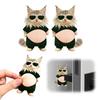 3D Cat Belly Stickers Super Soft Silicone Decor Sticker Cat Squeezeable Toys Cute Stickers Case Decor Stress-relieving Phon O5P4