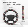 Bt21 Steering Wheel Cover for Cars, Stylish, Anti-slip, Stain Prevention, Comfortable to the Touch,