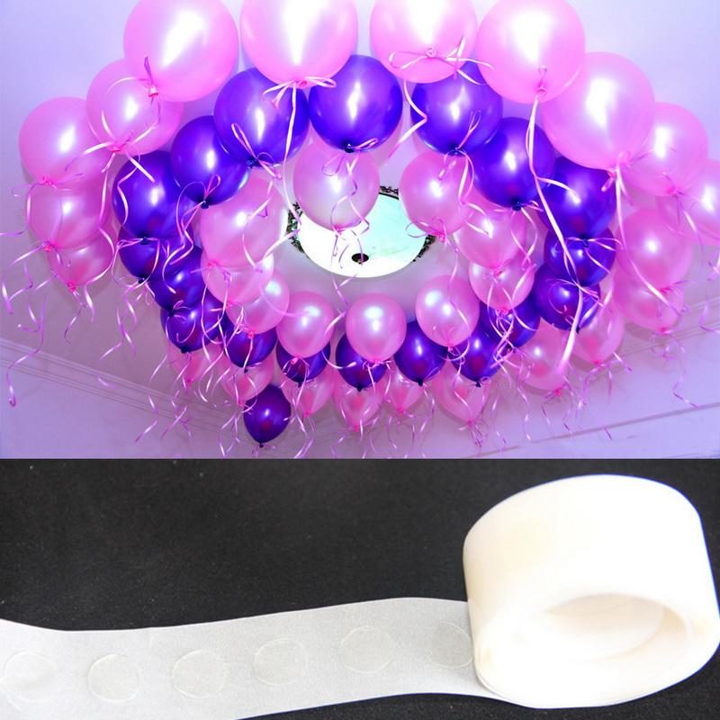 1000Pcs Balloon Glue Points - Sticky Adhesive Dots for Latex & Foil Balloons, Party Decoration
