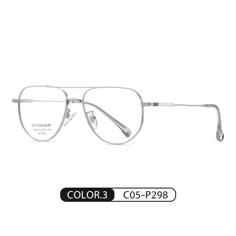 

Men Pilot Ultralight Pure Titanium Optical Glasses Frame Women Trending Glasses Customizable Myopia Hyperopia Glasses