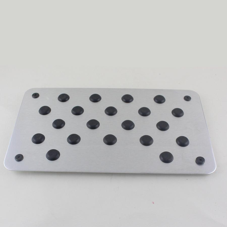 Footrest Pedal D-003 Silver