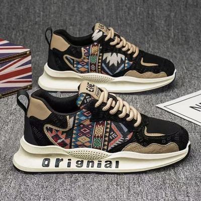 Men's Shoes Spring Outdoor High Value Wear-resistant Lightweight Explosive Sports Board Shoes Youth Four Seasons Versatile Forrest Gump Tide Shoes