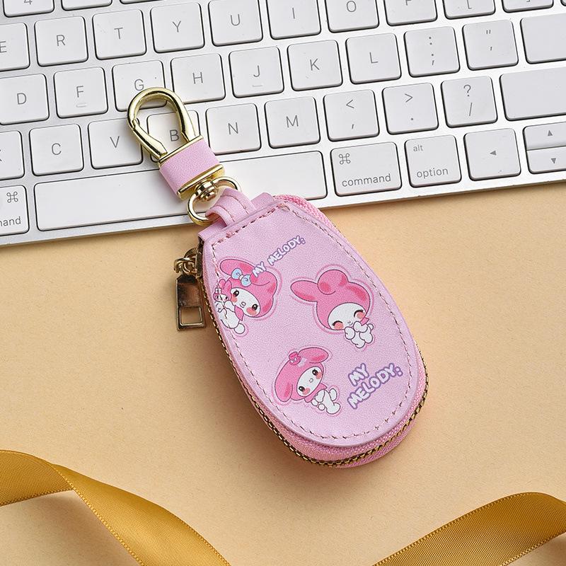

Cute Kuromi Zippered Key Pouch: Large Capacity Women s Two-in-One Mini Holder Standard