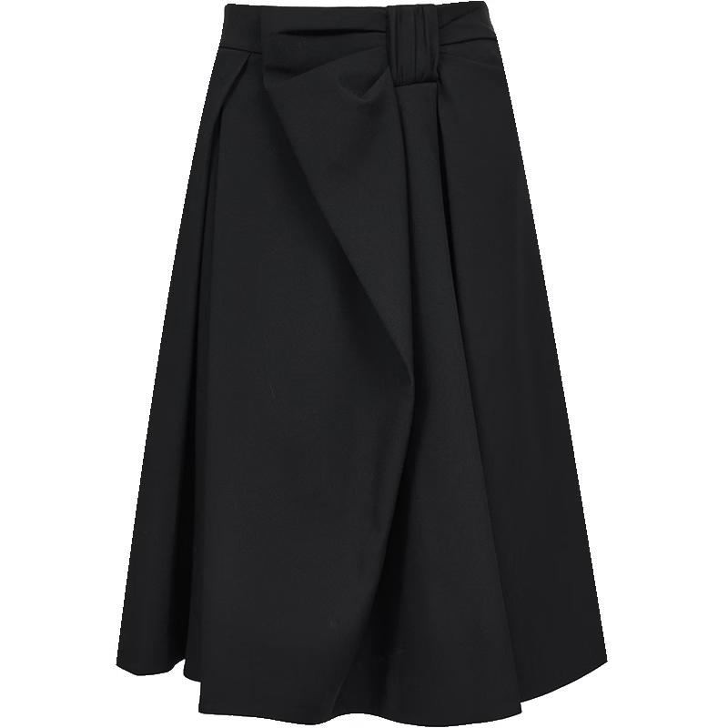Veromoda Women's Bow A-Line Midi Skirt