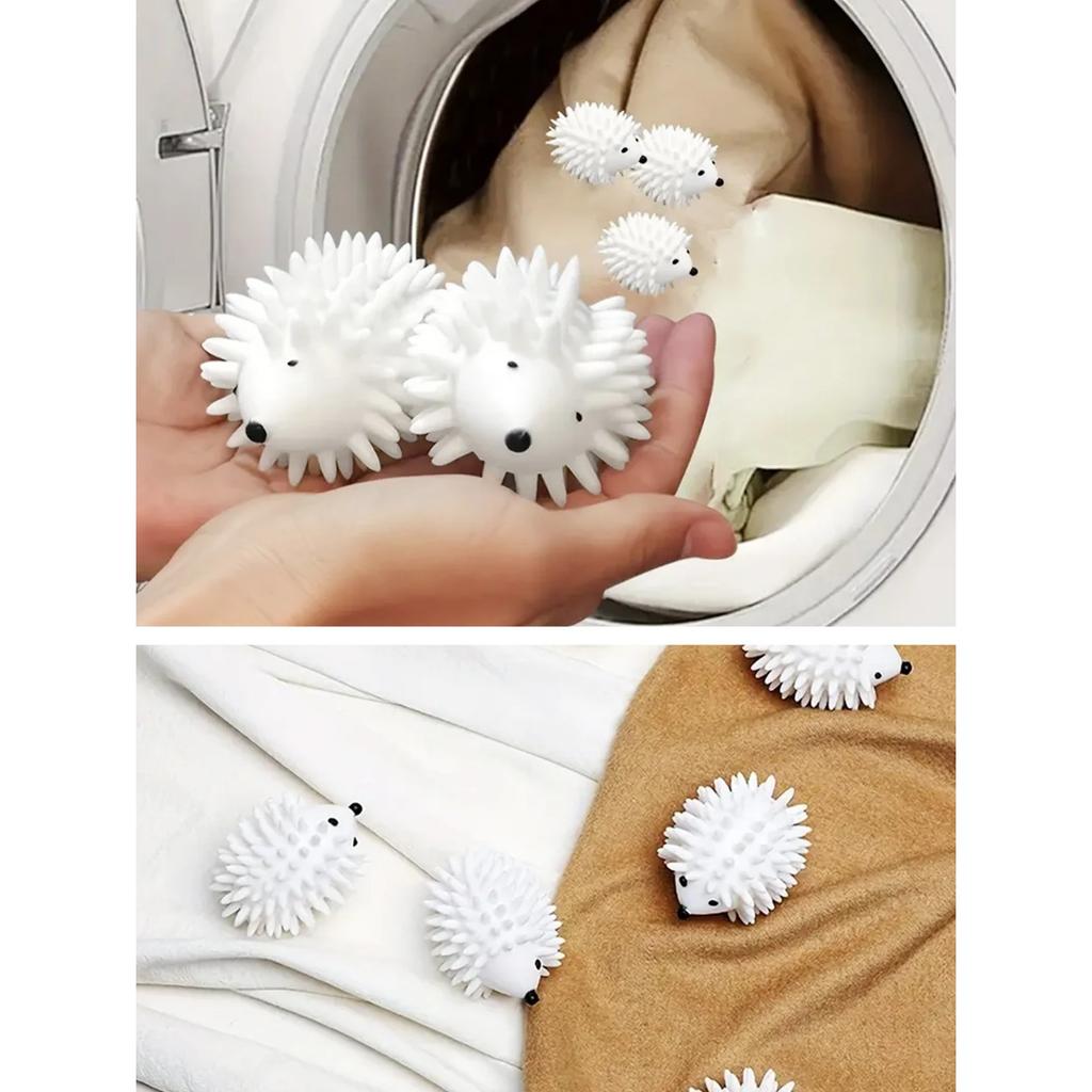 Laundry Ball White-colored Hedgehog Stain Remover Anti Entanglement Magic Washing Washing Tangling Clothes Universal Washing Machines