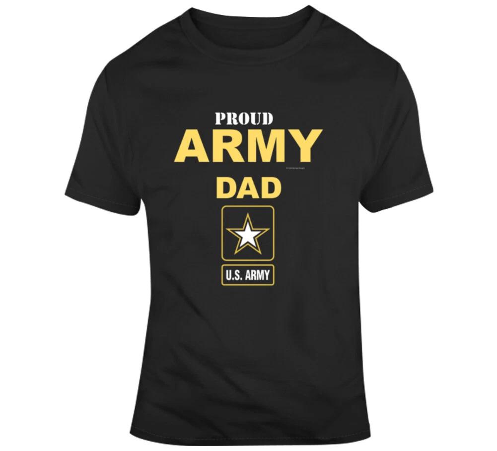 Proud Army Dad U. S. Army Military Family Veteran T Shirt 3XL