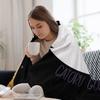 Chibi Gojo Cat Throw Blanket Winter Beds for Winter Flannels Soft Plush Plaid Blankets