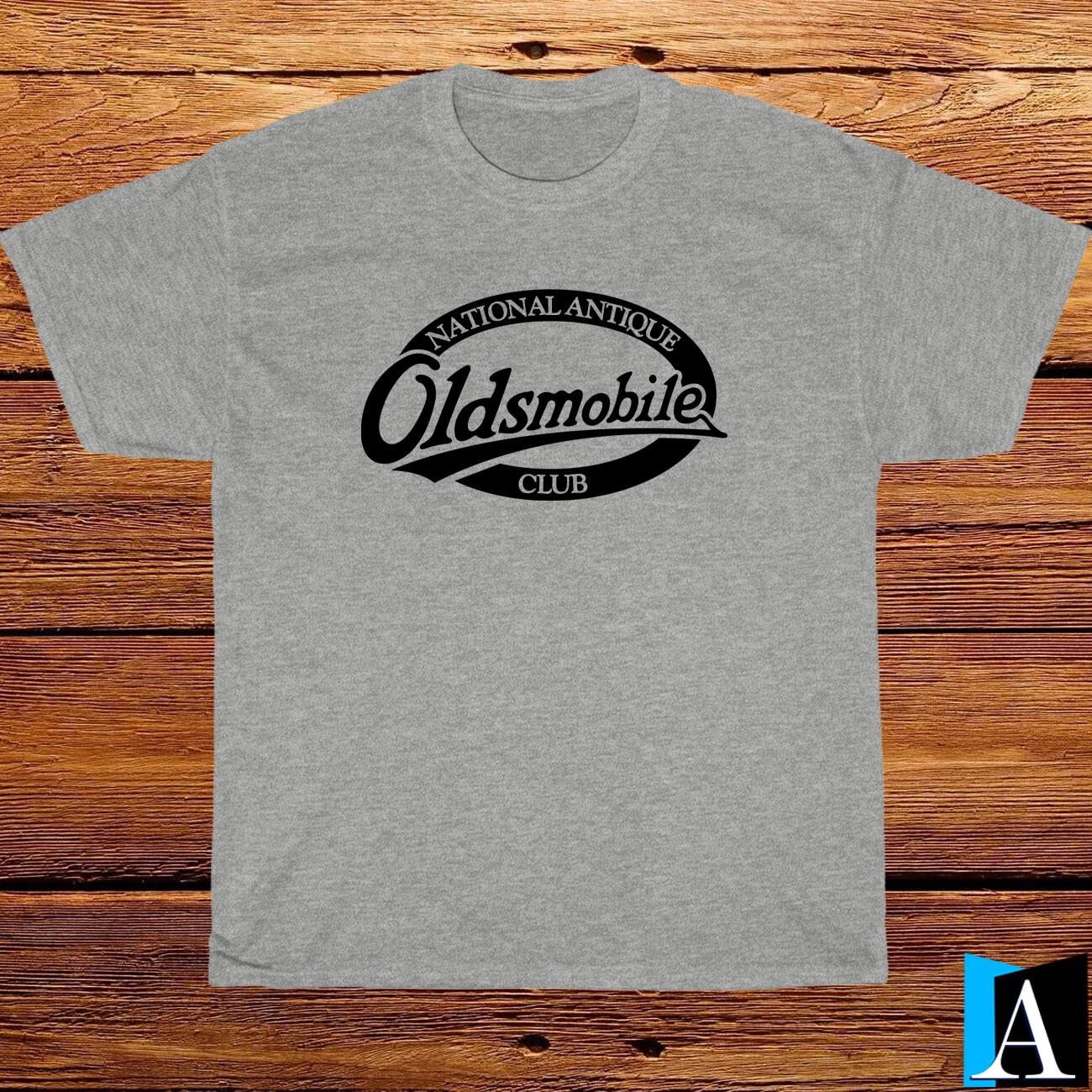 

Oldsmobile Club Logo Mens T-Shirt Classic Muscle Car Graphic Tee Made in USA 4XL