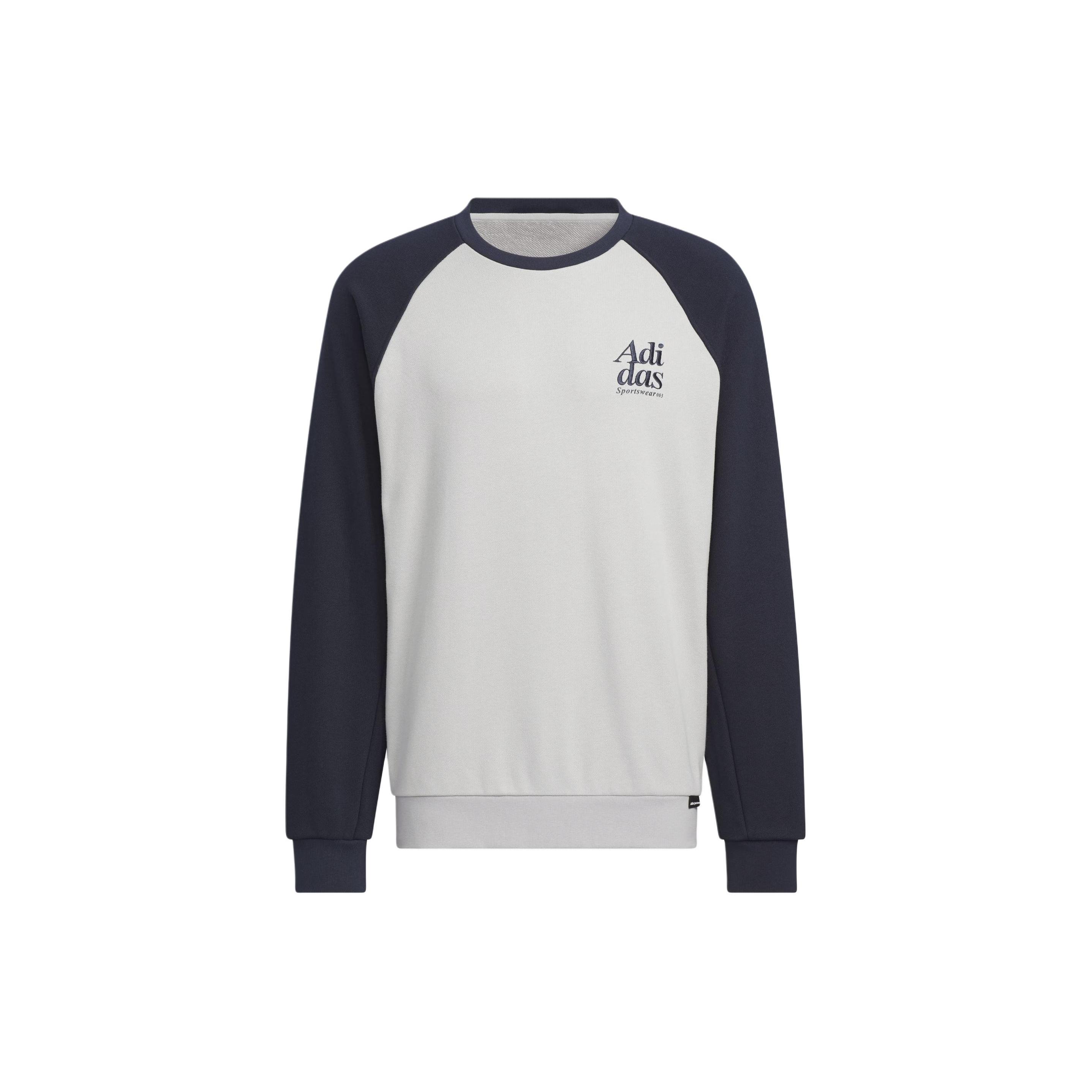 

New Adidas Small Logo Sweatshirt Men s Legend Ink JE6112 S