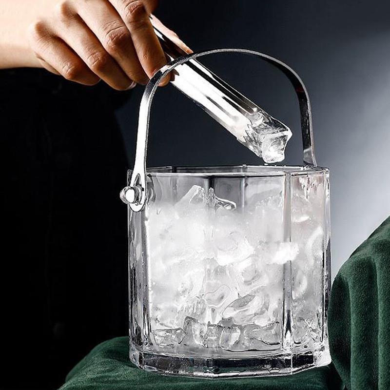 880ml/900ml Chilled Champagne Keg High End Ice Bucket with Clip Insulated Wine Barrel Classic Wine Barrel with Handle Bar Tools