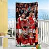 Arsenal Customized Name Beach Towel High Absorbency & Quick-Dry Suitable for Sports Travel Swimming Yoga Bathroom Beach And Pool
