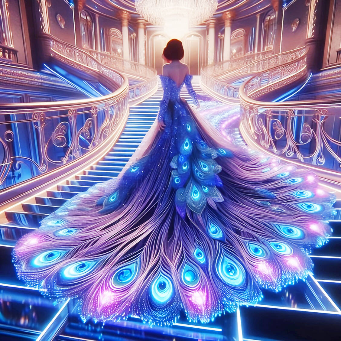 

Алмазная мозаика своими руками Вечернее платье Женщина Полная алмазная живопись Морской пейзаж Домашний декор Стразы Round 20x20cm