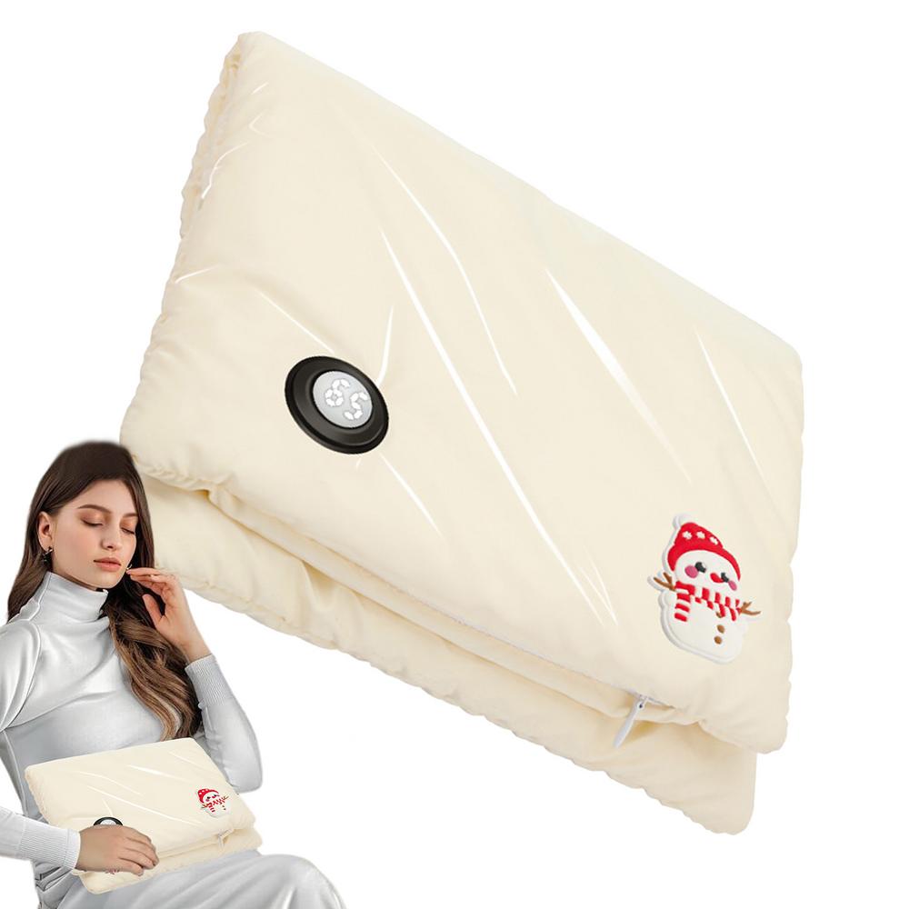 

Графеновая грелка для рук, 4 режима нагрева, электрическая грелка для рук, перезаряжаемая через USB, быстродействующая электрическая грелка, зимняя грелка бежевый