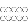 10pcs Replacement Rubber Sealing Rings For Cups Heat Resistant Dishwasher Safe Cup Lid Gaskets