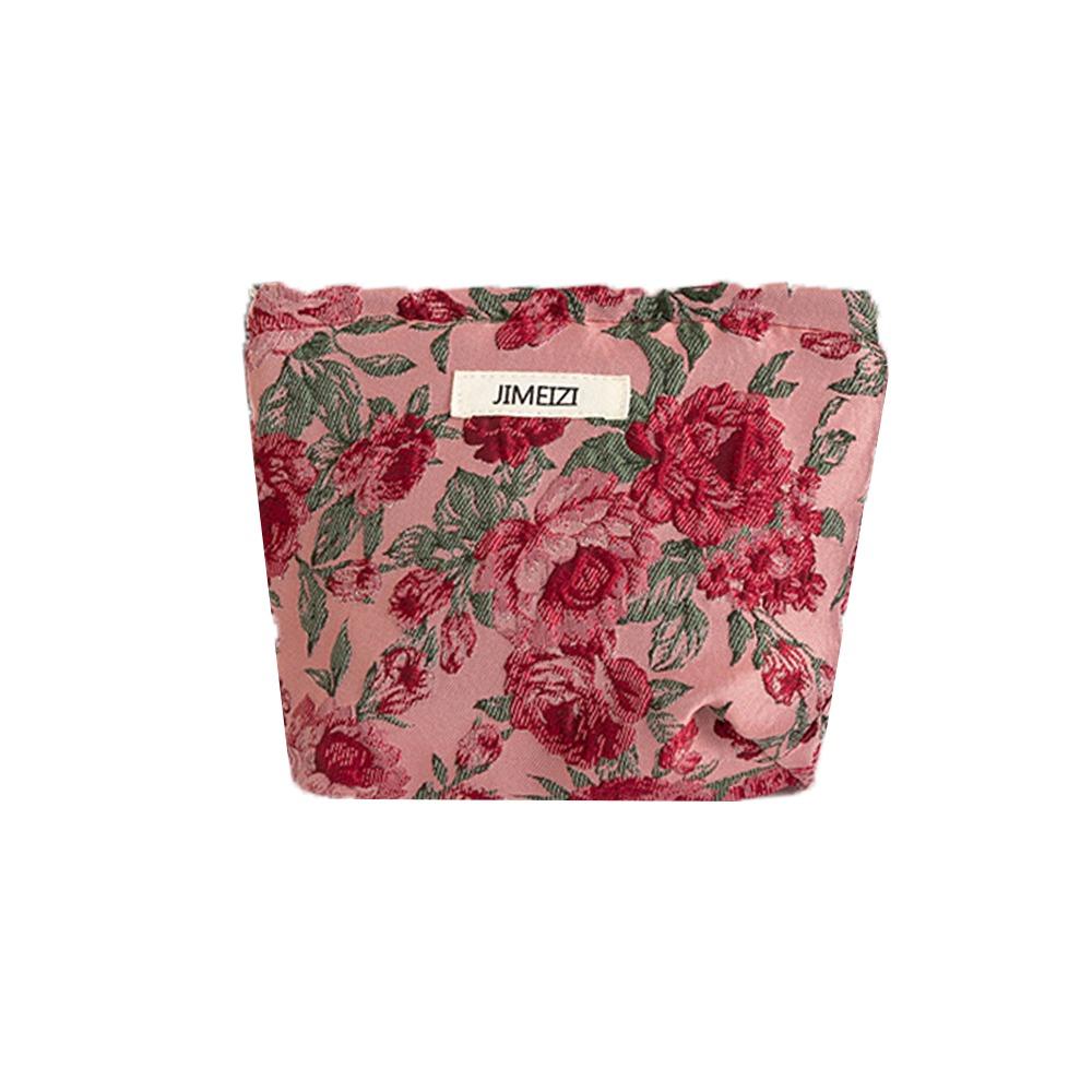 Retro Prints Cosmetic Bag Large Capacity with Zipper Toiletry Bag Cosmetic Lipstick Storage Bag Travel