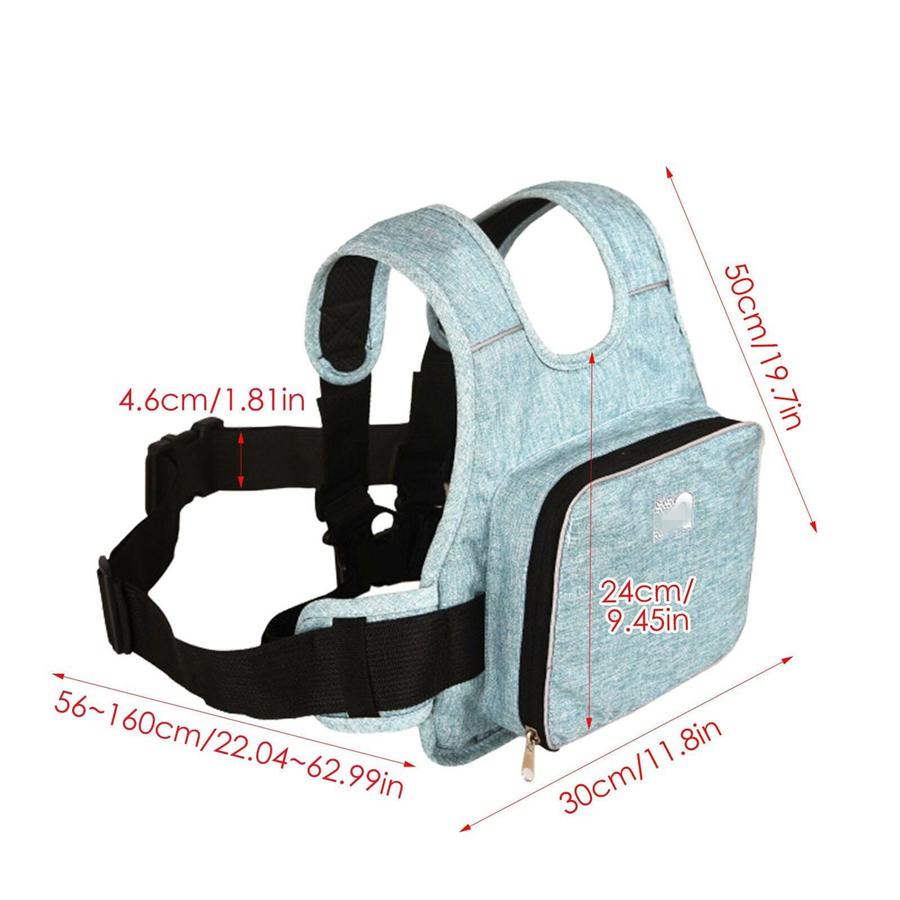 Universal Motorcycle Safety Belt for Kids with Storage Bag Rear Seat Grab Handle Strap Harness Adjustable Child Reflective Strip