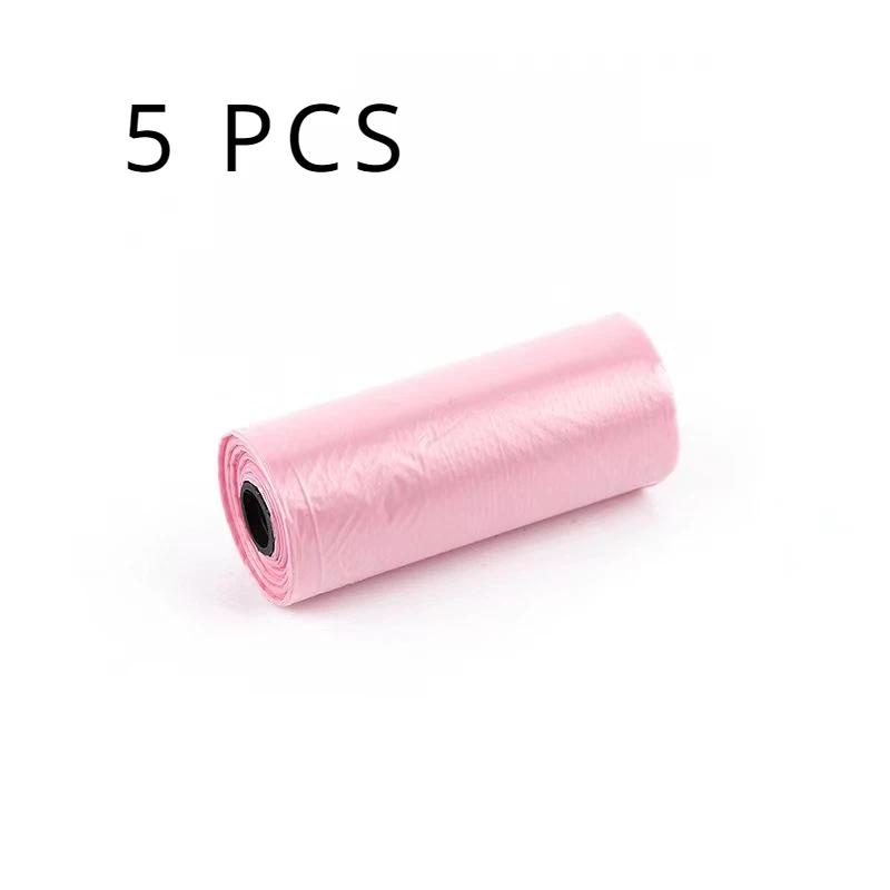 5 Stück Hundebeutel Haustier Kot Abfallbeutel Umweltfreundlich Auslaufsicher Hundebeutel Auslaufsichere Hundeabfallbeutel für Outdoor Haustierbedarf