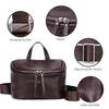 Women'S Bag First Layer Cowhide Simple Breast Bag Casual Fanny Pack Oblique Span Bag