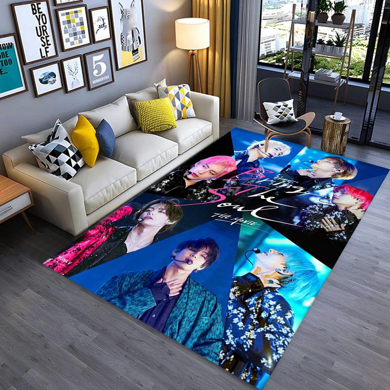 Vibrant Soul: Essence Unity Carpet Doormat Suitable for All Seasons Protective Pad Bathroom Mat Dormitory Decoration