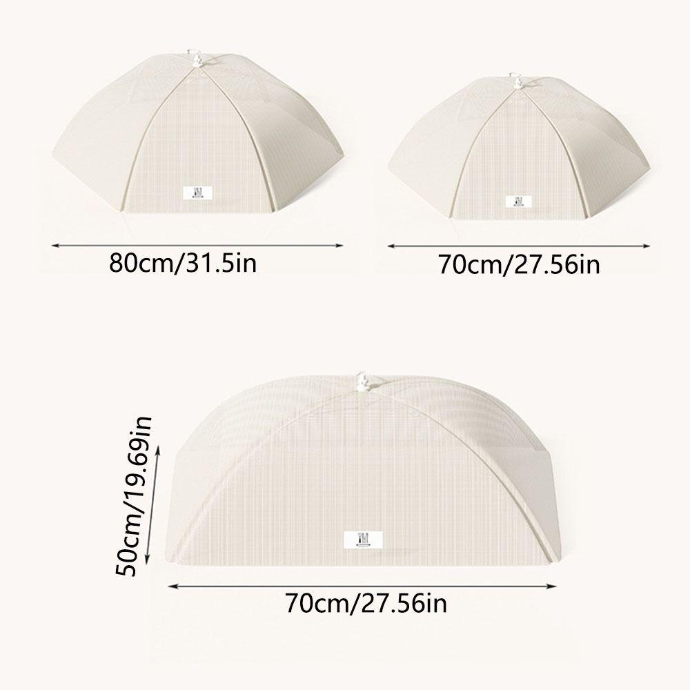 Breathable Mesh Dish Cover Washable Anti-fly Umbrella Tent Foldable Food Cover  Outdoor