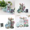 Beautifully Detailed 3d Mother's Day Card For Mum With Flower Van Theme