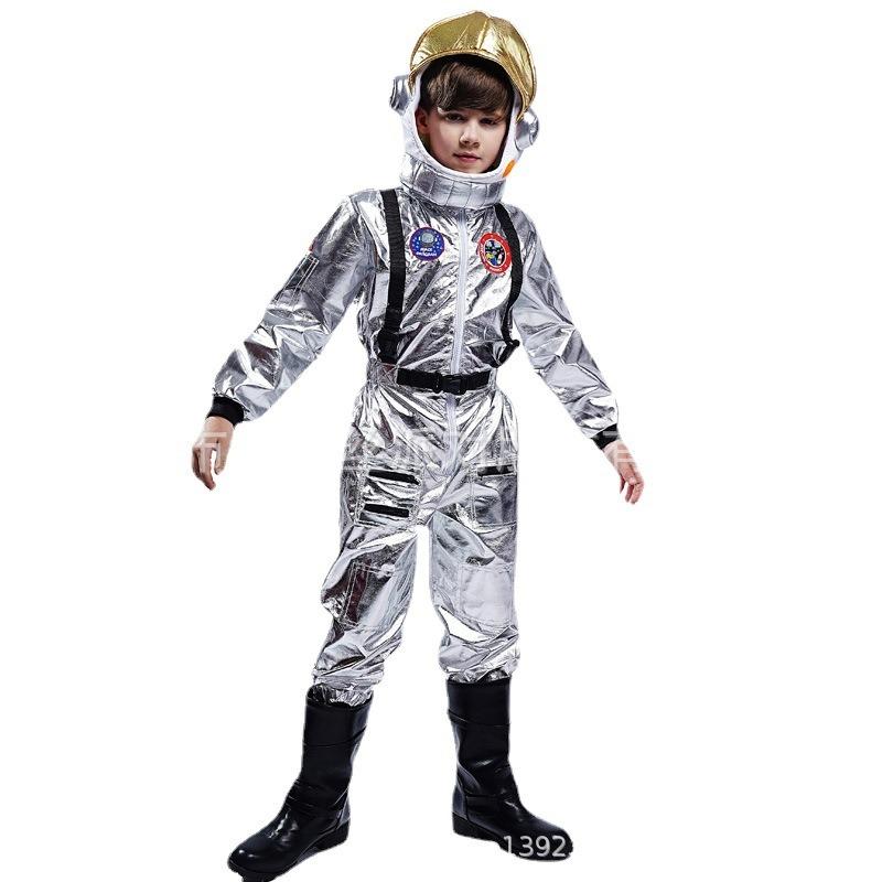 Spacesuit, astronaut costume, children's astronaut costume, Halloween carnival role-playing costume