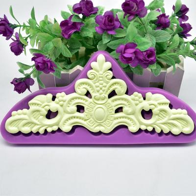 Silicone Baking Mold Flower Crown Kitchen Biscuit Cookie Pastry Fondant Chocolate Decorating Tools
