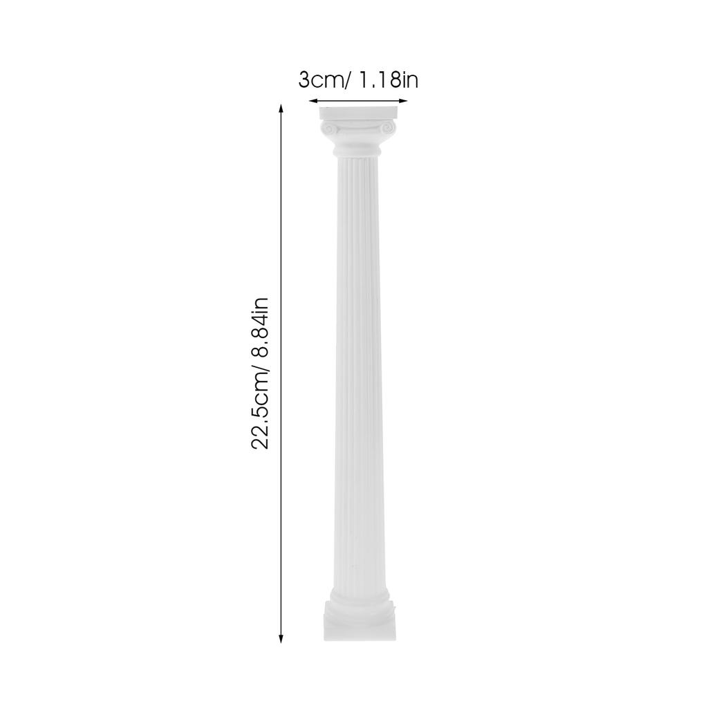 6 Stück Klassische Römische Dekorationssäule Säulendekorationen Säulen Säulen Basteln Kunststoff