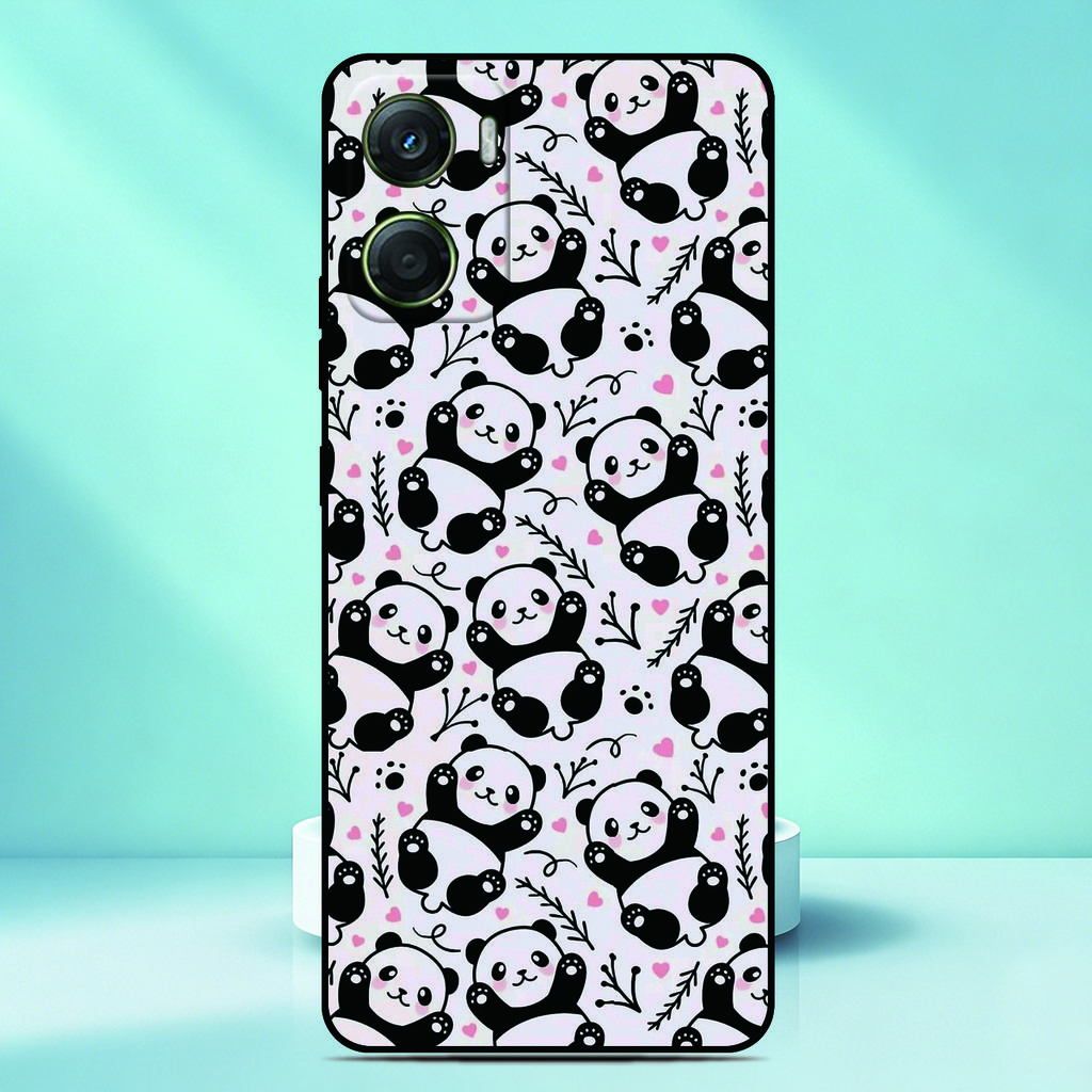 Panda Cute Phone Case For UMIDIGI G9 G9A G9C G9X G5 G6 G2 G1 A9 A11s A11 A13 Pro Max Bison GT GT2 X20 Custom Picture Cover