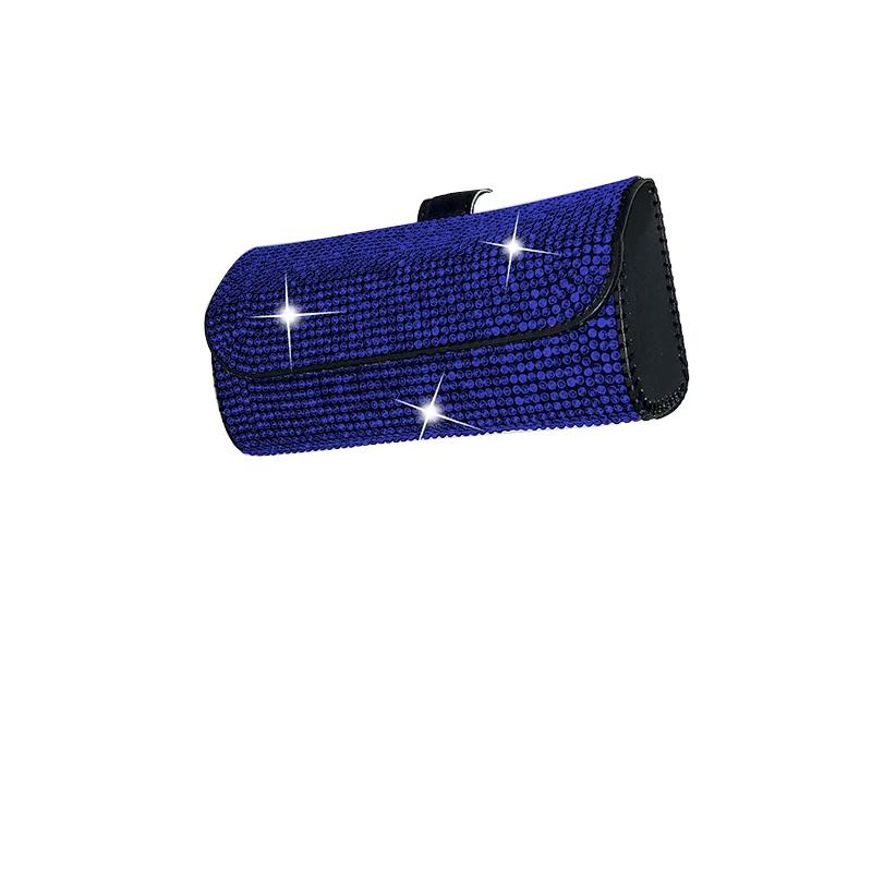 Kristall Auto Sonnenbrillenhalter Etui Getränkehalter Auto Sonnenbrillenbox Clip Strass Auto Bling Zubehör für Damen