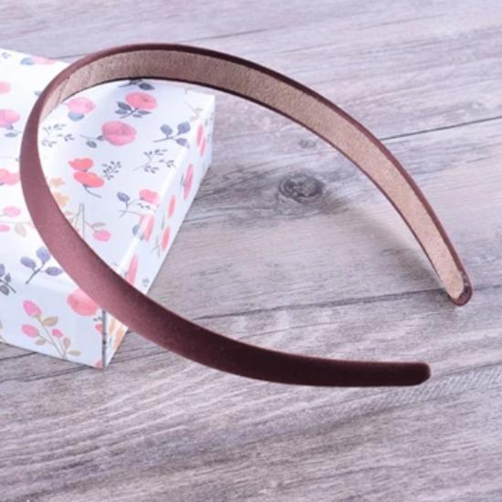 24 Stück/Los Satin Kunststoff Stirnband Einfarbig Haarbänder Kinder Schlichtes Haarband Kopfreifen Haarschmuck Für Frauen 15MM Breit