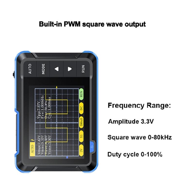 High-performance Mini Digital Oscilloscope 2.4Inch LCD-Display 2.5MS/-s Sampling