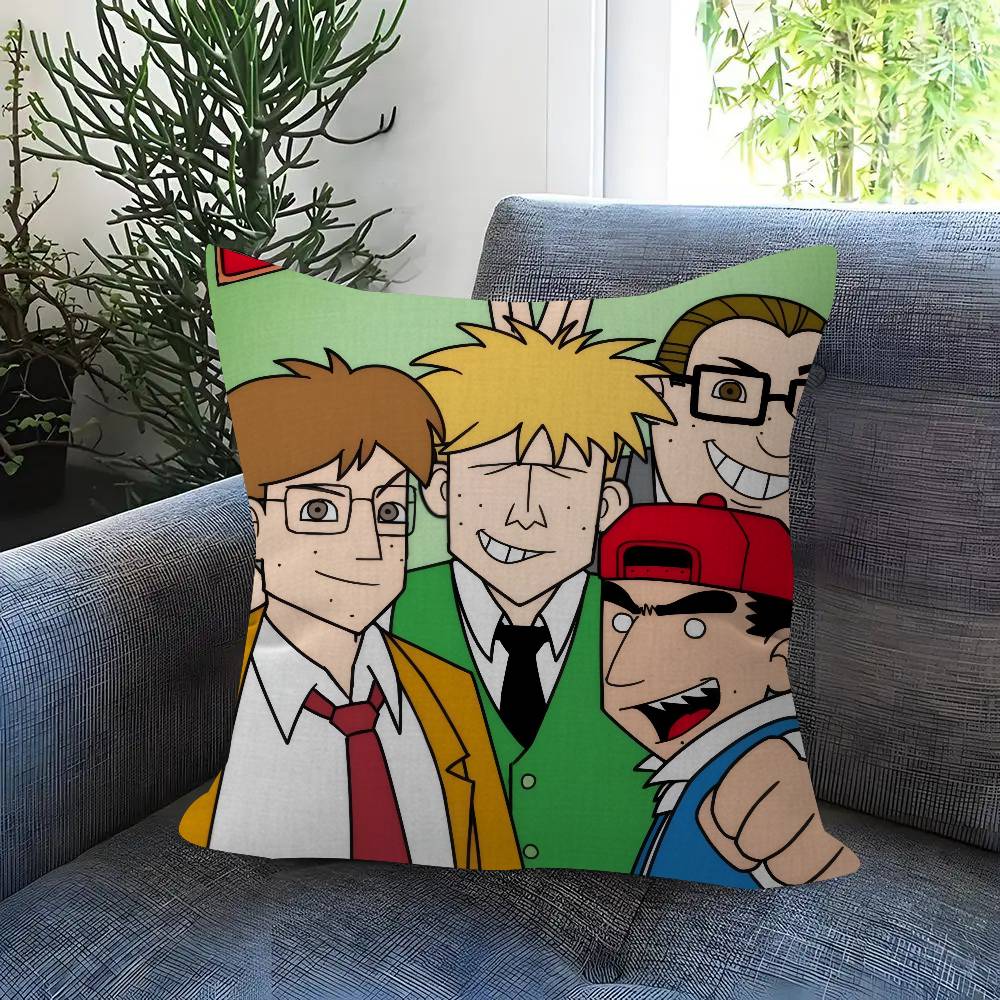 Anime Eltingville Club Pillow Cover Sofa Cushion Cover Home Room Decoration Children Gift