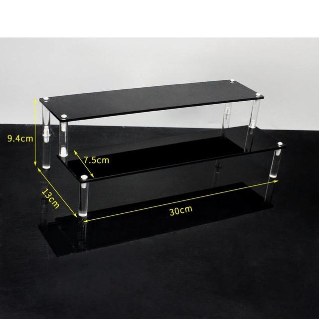 1-5 Tier Acrylic Display Stand,Clear Display Riser Rack for Cupcake,Perfume Doll Décor and Organizer Amiibo Funko POP Figures