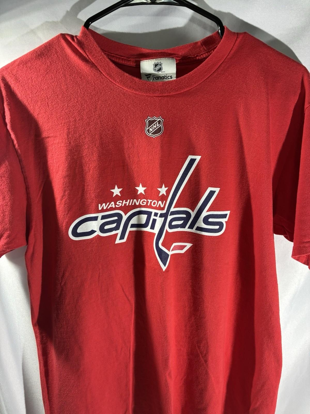 Washington Capitals Vrana #13 Fanatics NHL Red Graphic T Shirt Men’s Medium Unisex T-Shirt XXXL