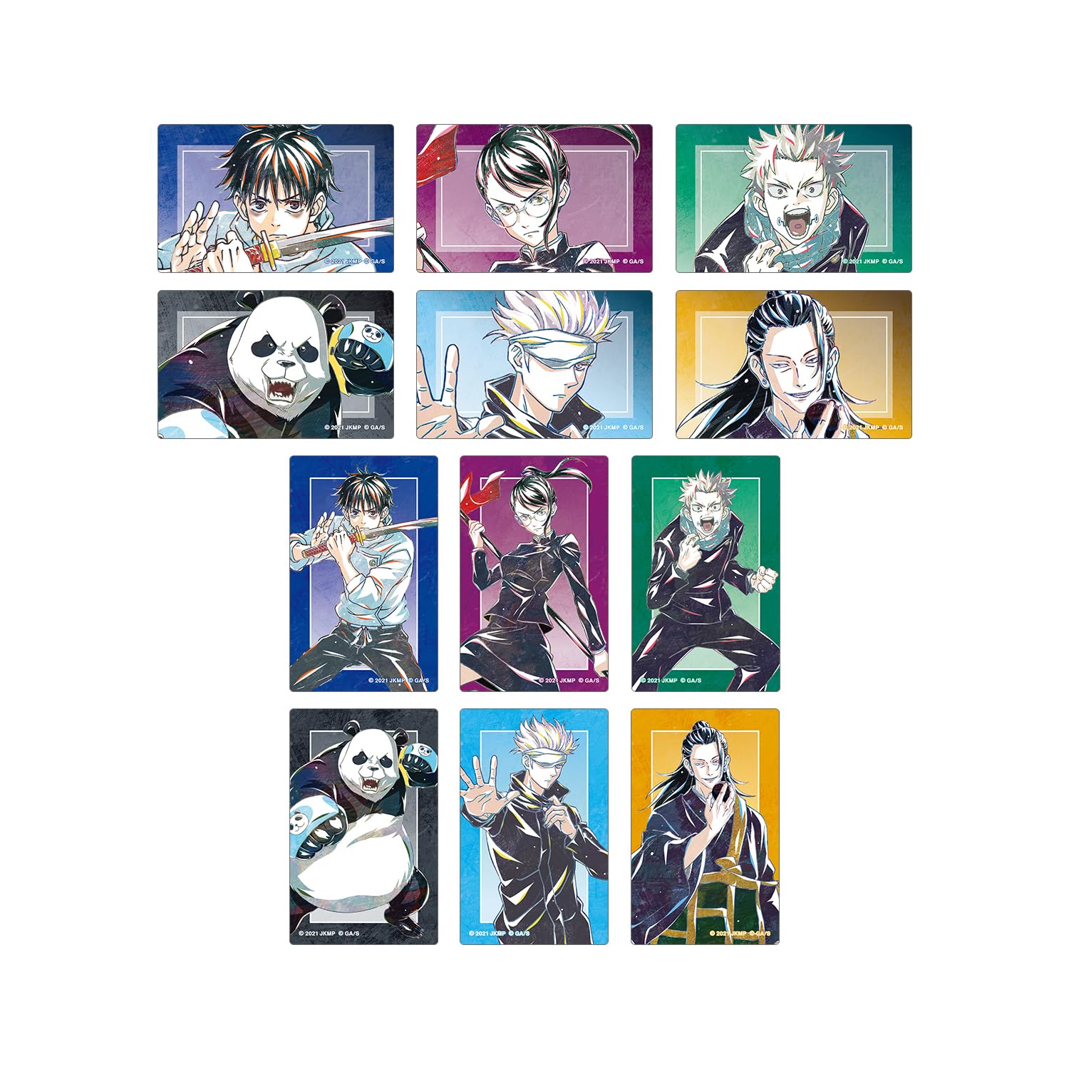 

Магическая битва 0 фильм Торговые наклейки-карточки Ani Art 2-е издание Коробка из 12 штук