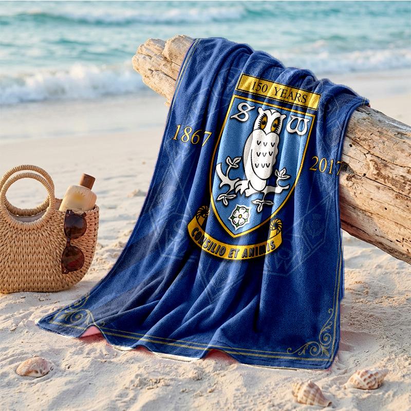 Sheffield Wednesday Theme Beach Towel Soft Quick?dry Towel For Summer Beach Vacation Swimming