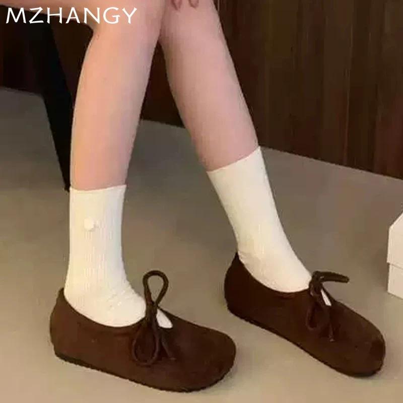 Lankelis Leopardas Moteriški Zomšiniai Balerinos Batai Loaferiai Rudens Nauja Mada Laisvalaikio Batai Moterims 2024 Tendencija Vaikščiojimo Batai Jaukūs Mujer Zapatos