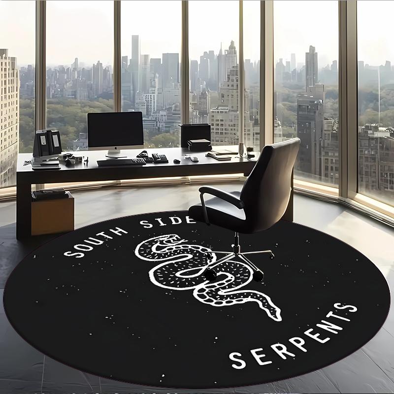 Sons Of Anarchy (1) Round Office Rug Decorative Floor Rug for Office Bedroom Living Room and Home Space