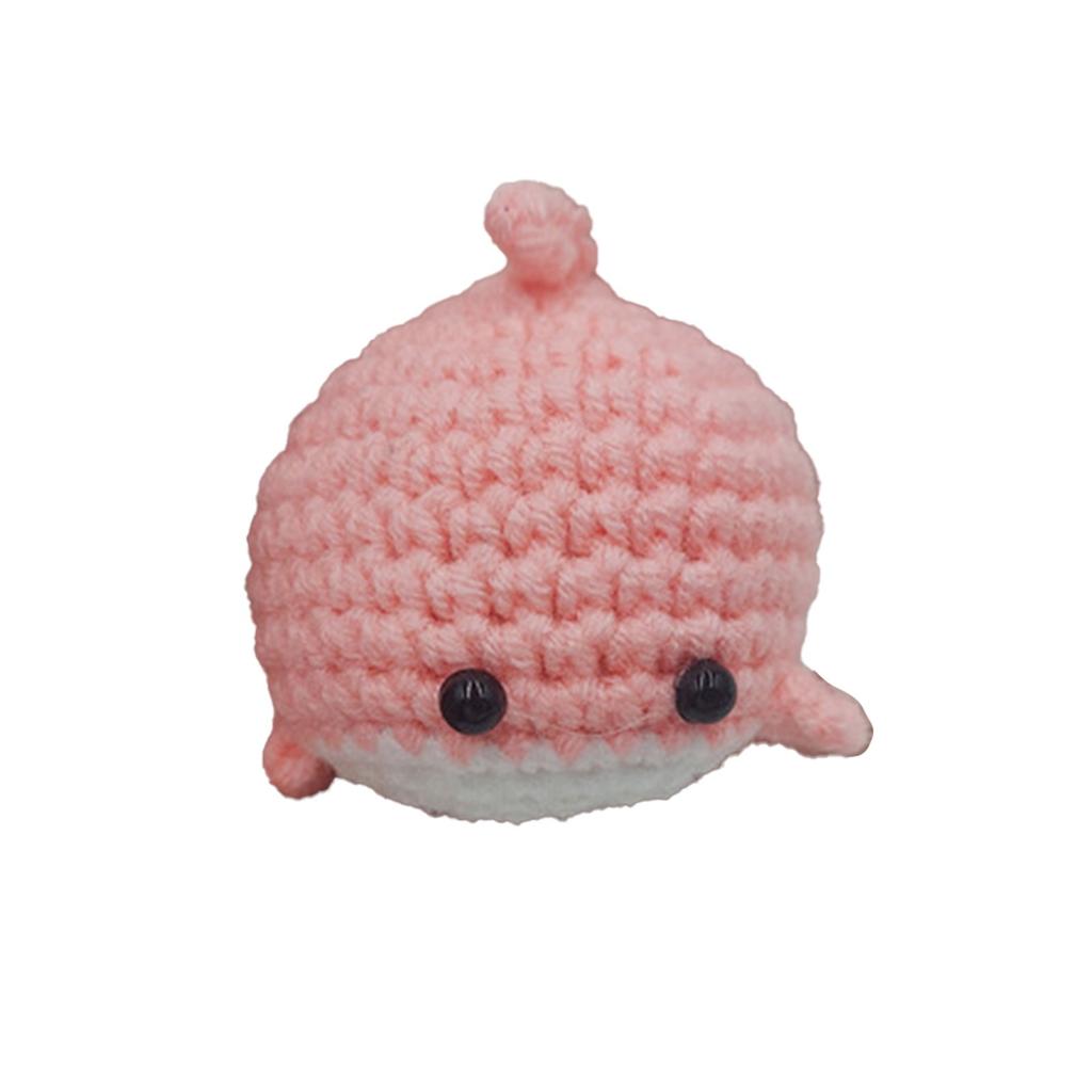 Handmade Wool Knitted Ornaments, Cute Positive Energy Funny Doll Ornaments