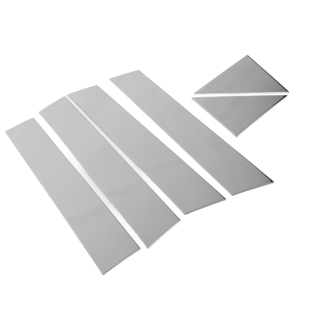 6pcs Door Window Chrome Pillar Post Trim 304 Stainless Steel Car Accessories Replacement for Chrysler 300 300c 2005‑2010