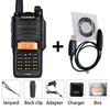 BAOFENG UV-9R Plus Walkie Talkie 10W 8000mAh IP67 Impermeabile Radio Bidirezionale Banda Doppia Radioamatori UV9R plus Interfono