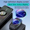 Bluetooth 5.4 Audio Transmitter Receiver RGB LED Display Hifi Stereo Music Wireless Adapter 3.5MM AUX TF With Mic For TV PC Car