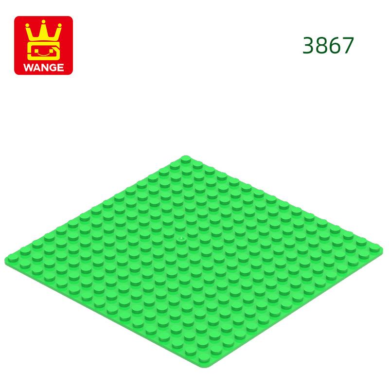Grundplatte 1 Stück/ Funktioniert mit 3867 Doppelseitig 16x16 Löcher moc Bausteine Zusammengebaute Konstruktion s